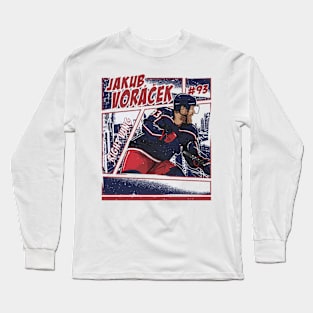 Jakub Voracek Columbus Comic Long Sleeve T-Shirt